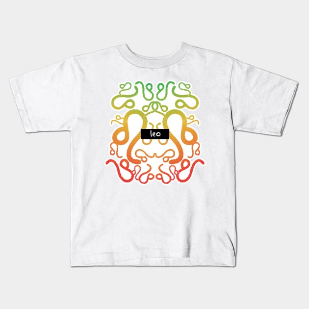 Leo Kids T-Shirt by west13thstreet